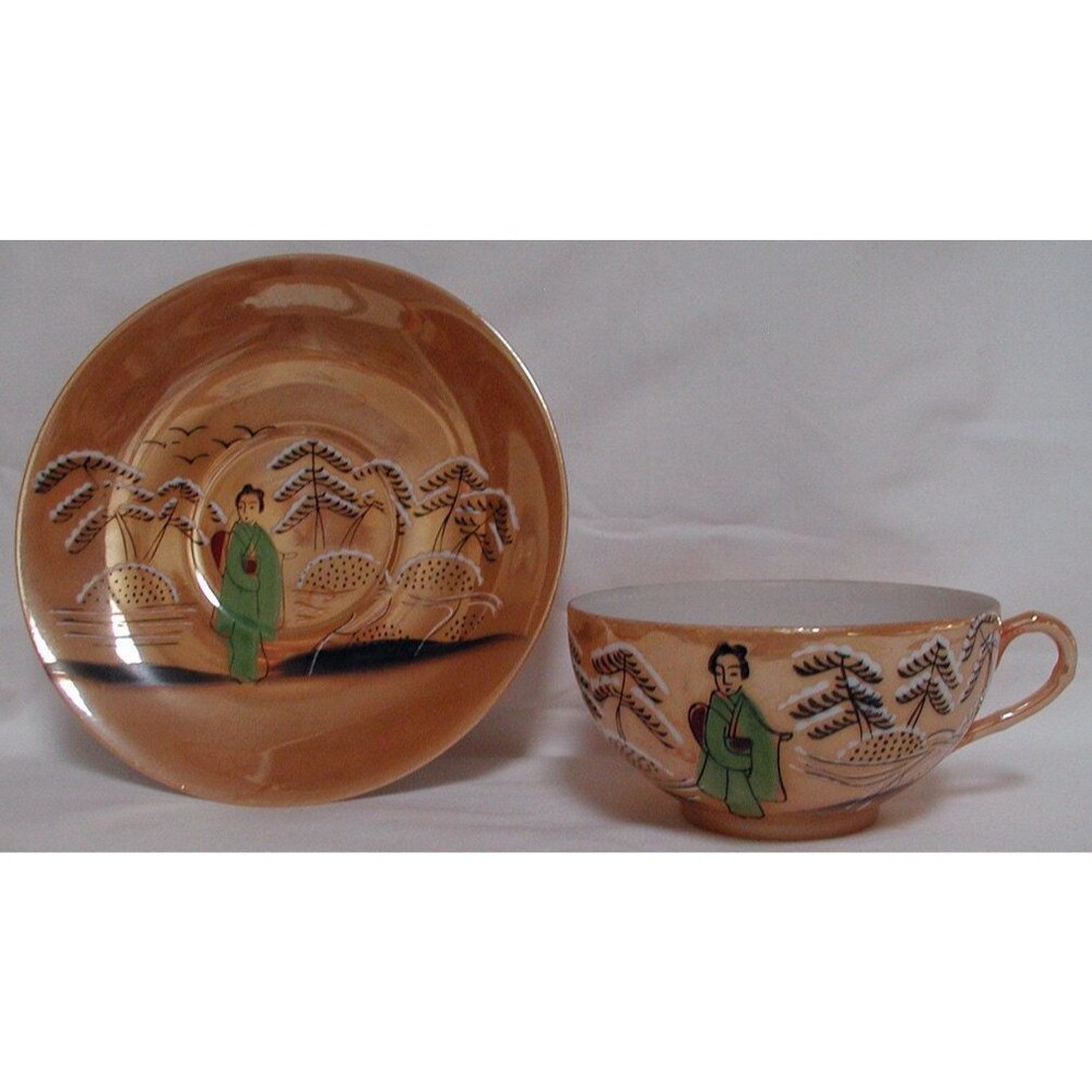 Lithophane Cup and Saucer